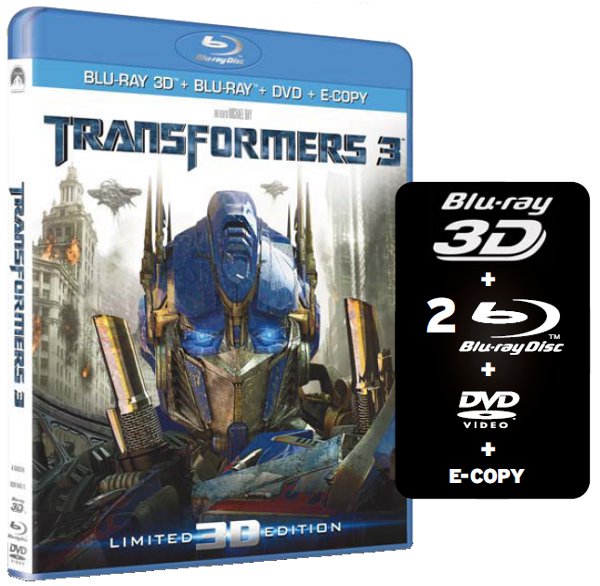 Transformers 3 finalmente in 3D e con gli extra!